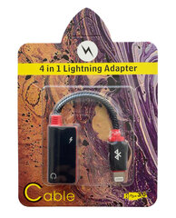 Pārveidotājs bluetooth ADP36 no Lightning uz 3,5 mm, melns цена и информация | Адаптеры и USB разветвители | 220.lv