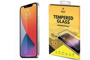 Mocco Full Glue 5D Signature Edition Tempered Glass Защитное стекло для Apple iPhone 12 Pro Max Черное цена и информация | Защитные пленки для телефонов | 220.lv