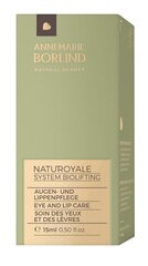 Acu un lūpu kopšanas produkts Annemarie Borlind Naturoyale System Bioli 15 ml cena un informācija | Acu krēmi, serumi | 220.lv