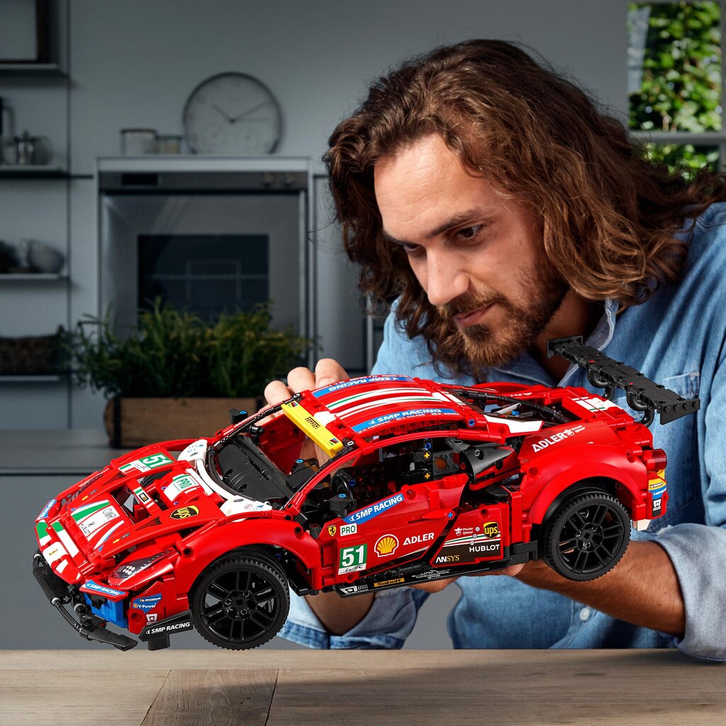 42125 LEGO® Technic Ferrari 488 GTE „AF Corse #51“ cena un informācija | Konstruktori | 220.lv