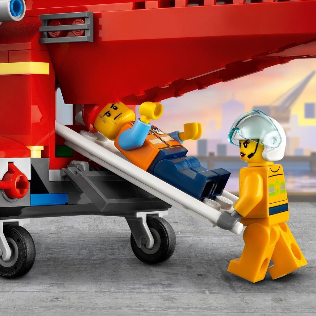 60281 LEGO® City Ugunsdzēsēju glābšanas helikopters cena un informācija | Konstruktori | 220.lv