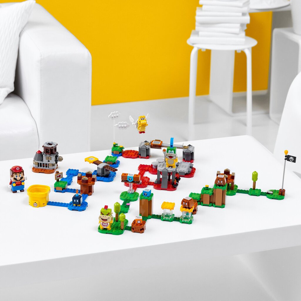 71380 LEGO® Super Mario Iemācieties būvēt savu piedzīvojumu veidošanas komplektu цена и информация | Konstruktori | 220.lv