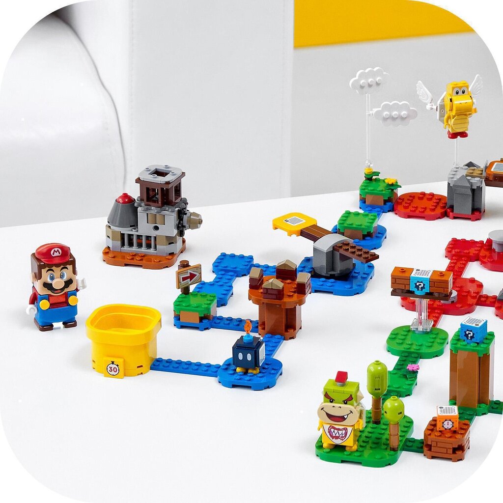 71380 LEGO® Super Mario Iemācieties būvēt savu piedzīvojumu veidošanas komplektu цена и информация | Konstruktori | 220.lv