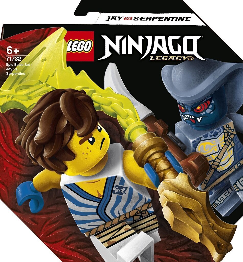 71732 LEGO® NINJAGO Jay pret Serpentin цена и информация | Konstruktori | 220.lv