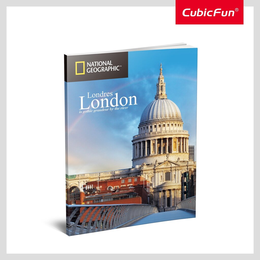 3D puzle CubicFun National Geographic Londonas Sv. Pāvila katedrāle, 107d. цена и информация | Puzles, 3D puzles | 220.lv