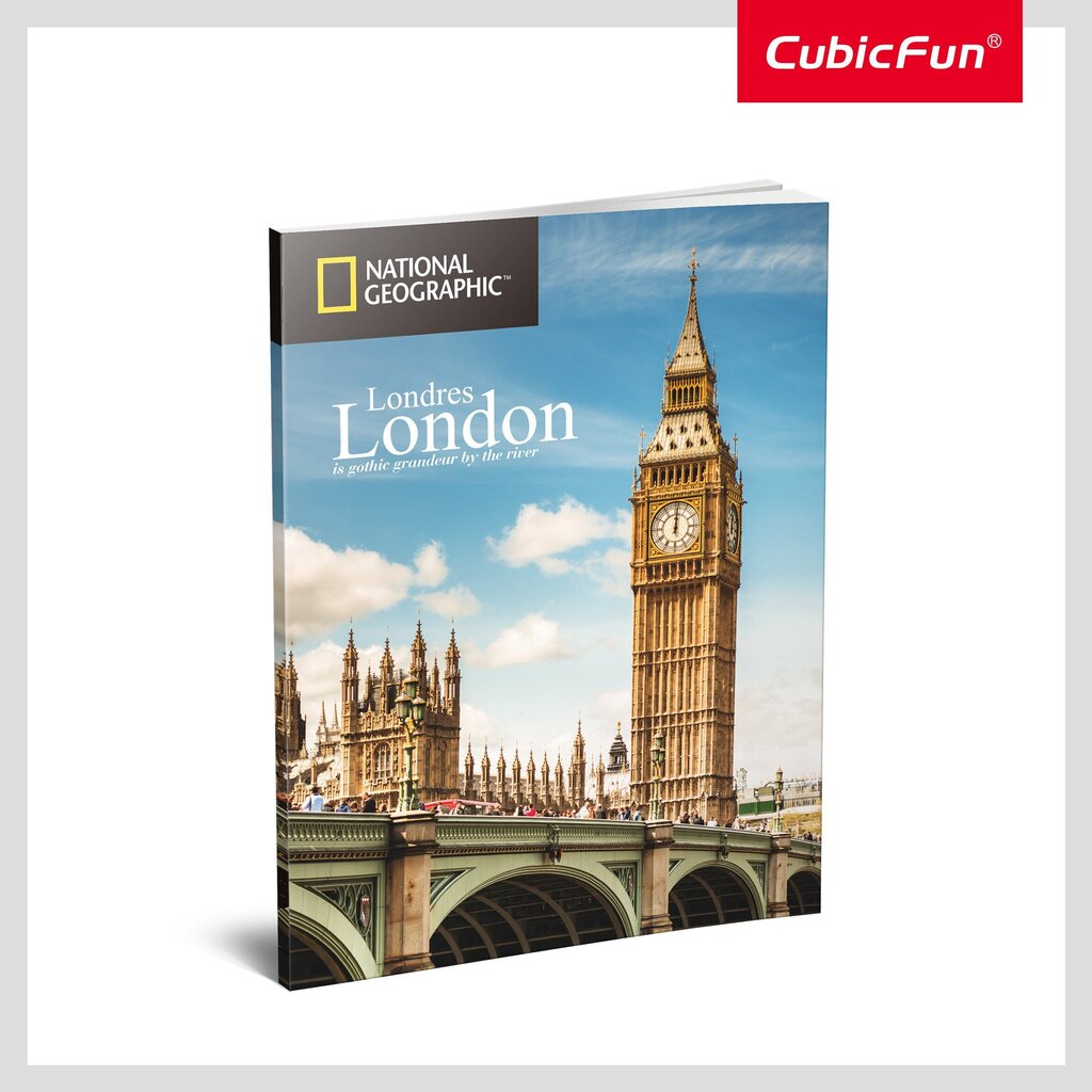 3D puzle CubicFun National Geographic Big Ben, 94 d. цена и информация | Puzles, 3D puzles | 220.lv