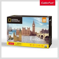 3D puzle CubicFun National Geographic Big Ben, 94 d. cena un informācija | Puzles, 3D puzles | 220.lv