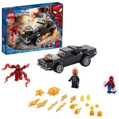 76173 LEGO® Marvel Super Heroes Человек-Паук и Темный байкер против Carnage цена и информация | Конструкторы и кубики | 220.lv