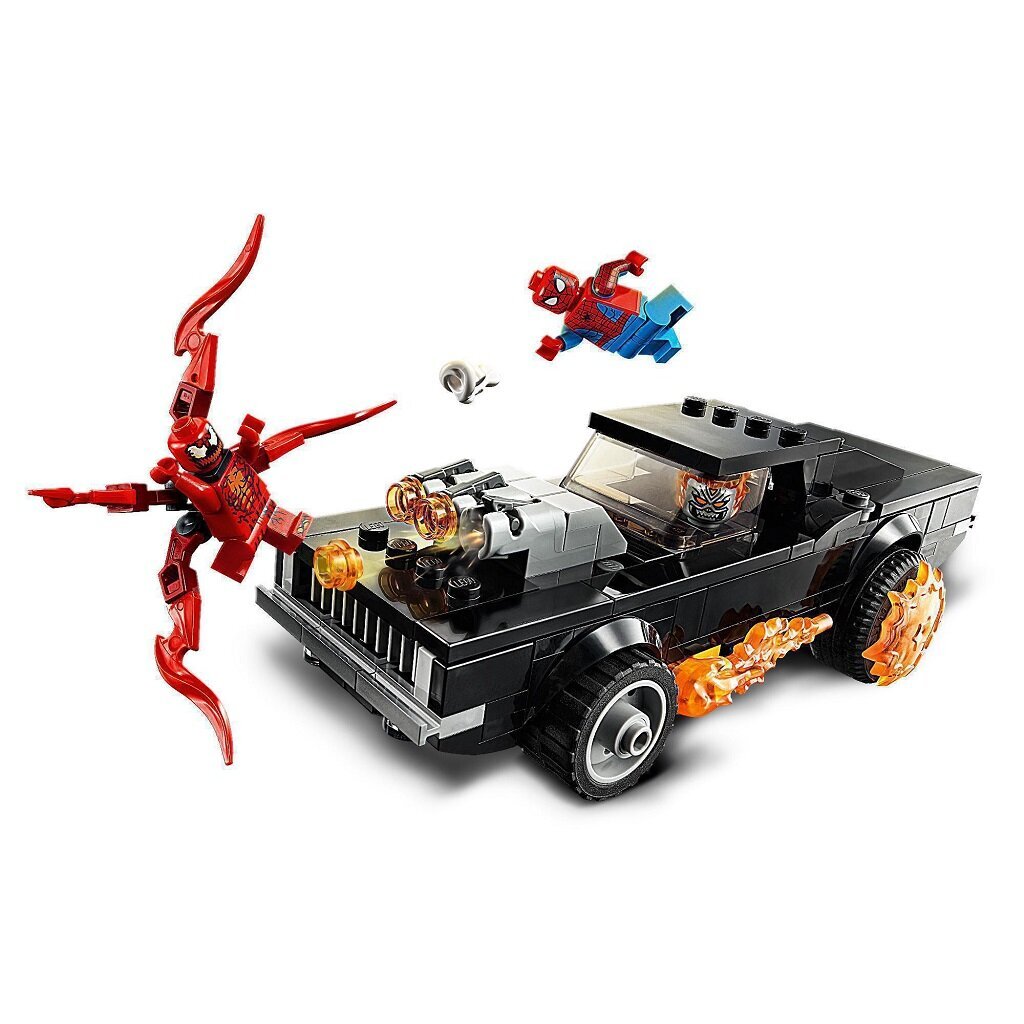 76173 LEGO® Marvel Super Heroes Человек-Паук и Темный байкер против Carnage  цена | 220.lv