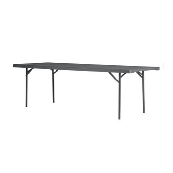 Складной стол, 240x91x74 см, серый цена | 220.lv