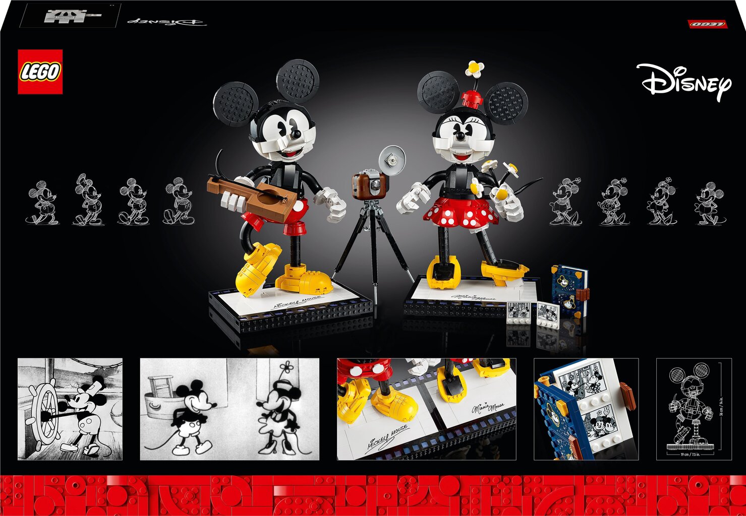 43179 LEGO® | Disney Princess Mikipeles un Minnijas būvējamie tēli cena un informācija | Konstruktori | 220.lv