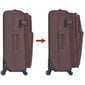 Mīksts koferu komplekts, 3 daļas, brūns cena un informācija | Koferi, ceļojumu somas | 220.lv