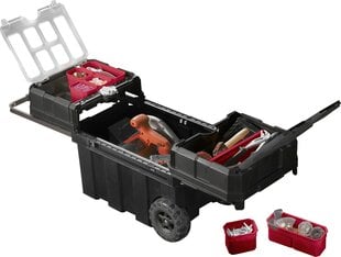 Instrumentu kaste uz riteņiem Masterloader Sliding Tool Chest 61,6x37,8x41,5cm cena un informācija | Instrumentu kastes | 220.lv