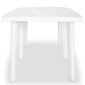 Dārza galds, balts cena un informācija | Dārza galdi | 220.lv
