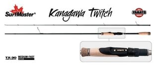 Spinings Surf Master «Yamato KANAGAWA Twitch TX-30» YS5007 2X 205 cm cena un informācija | Makšķeres, spiningi, makšķeru turētāji un statīvi | 220.lv