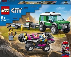 60288 LEGO® City Great Vehicles Гоночный багги-транспортёр цена и информация | Kонструкторы | 220.lv