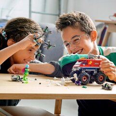 76174 LEGO® Zirnekļcilvēka Monster Truck pret Mysterio cena un informācija | Konstruktori | 220.lv