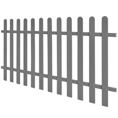 Сборный забор, WPC, 200x100cm, серый цена и информация | Заборы и принадлежности к ним | 220.lv