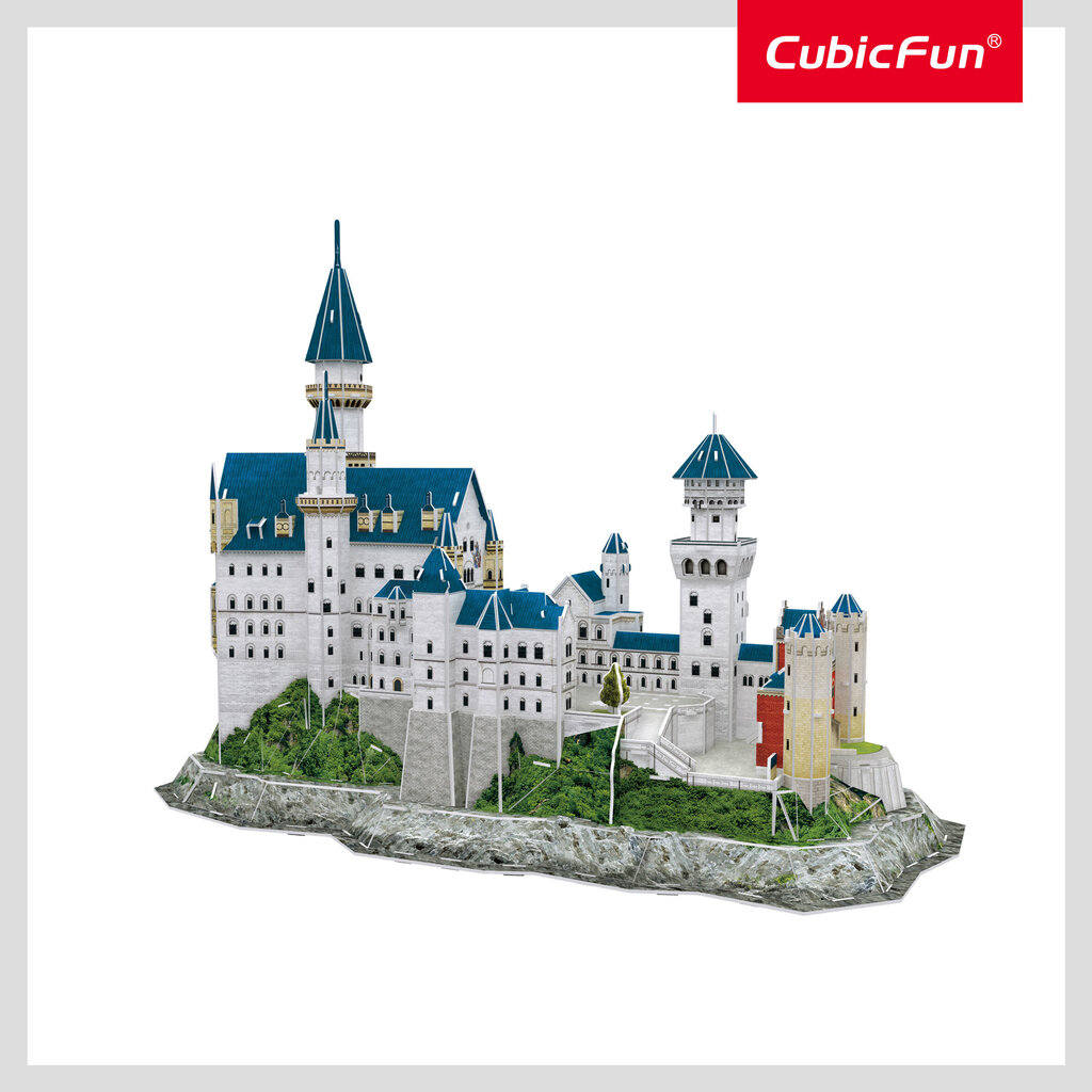 3D puzle CubicFun National Geographic Vācijas Noišvanšteinas pils, 121 d. цена и информация | Puzles, 3D puzles | 220.lv