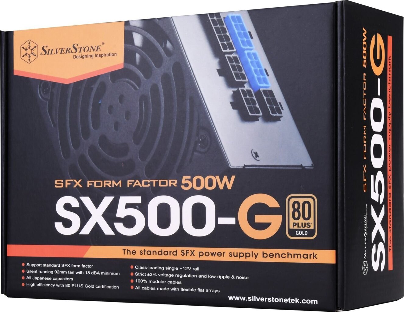 SilverStone SX500 Gold cena un informācija | Barošanas bloki (PSU) | 220.lv