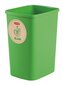 Atkritumu spainis bez vāka komplekts Deco Flip Bin, 10l, zils/zaļš/dzeltens цена и информация | Miskastes | 220.lv