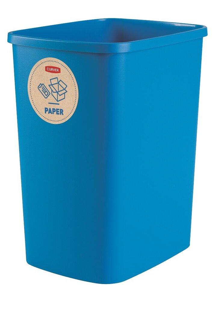 Atkritumu spaiņu bez vāka komplekts Deco Flip Bin 3x25L, zils/zaļš/dzeltens cena un informācija | Miskastes | 220.lv
