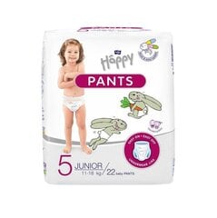 Подгузники-трусики Happy Pants Junior, 5. размер (11-18 кг), 22 шт. цена и информация | Happy Товары для детей и младенцев | 220.lv