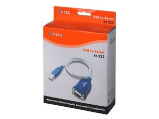 I-TEC USB uz RS-232 (COM-DB9) kabelis-adapteris cena un informācija | Adapteri un USB centrmezgli | 220.lv