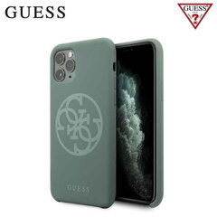 Ciets aizmugures maks-apvalks Guess GUHCN58LS4GKA 4G Tone On Tone priekš Apple iPhone 11 Pro Khaki Zaļš cena un informācija | Telefonu vāciņi, maciņi | 220.lv