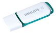 USB flash Philips 8GB USB 2.0 Snow Edition Zaļa FM08FD70B cena un informācija | USB Atmiņas kartes | 220.lv