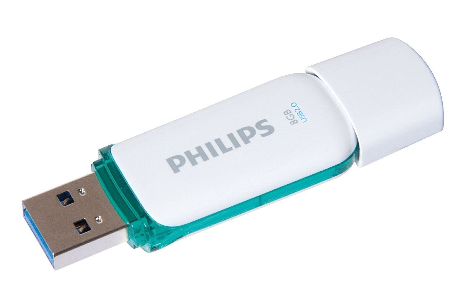 USB flash Philips 8GB USB 2.0 Snow Edition Zaļa FM08FD70B cena un informācija | USB Atmiņas kartes | 220.lv