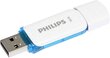 USB flash Philips 16 GB USB 2.0 Snow Edition Balta/ Zila cena un informācija | USB Atmiņas kartes | 220.lv