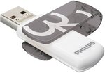 USB flash Philips 32GB USB 2.0 Snow Edition Pelēka