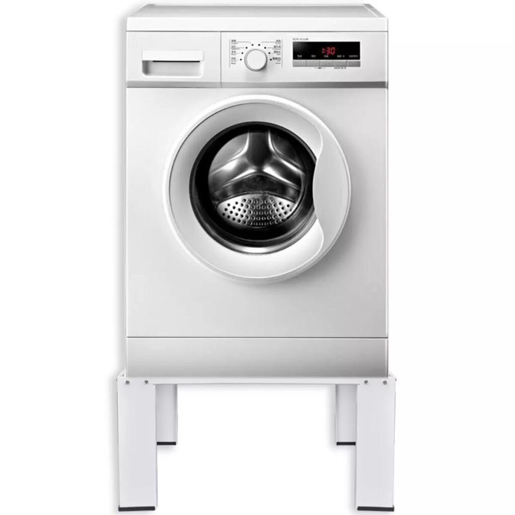 Cokols veļas mašīnai, balts цена и информация | Vannas istabas skapīši | 220.lv