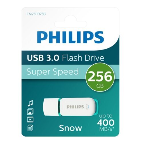 USB flash Philips 256GB 3.0 Drive Snow Edition цена и информация | USB Atmiņas kartes | 220.lv