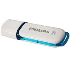 USB флешка Philips 16GB USB 3.0 Snow Edition, белая/синяя цена и информация | Philips Внешние носители данных | 220.lv