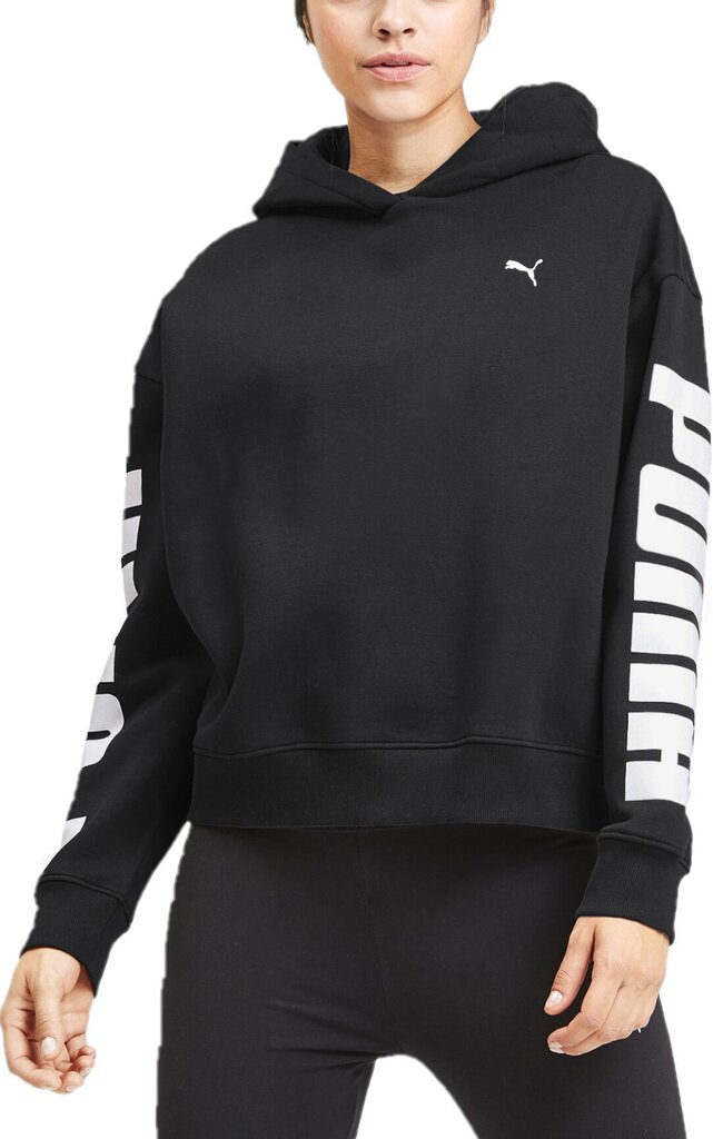 Sieviešu sporta stila džemperis Puma Rebel Hoody FL Black, melns цена и информация | Jakas sievietēm | 220.lv