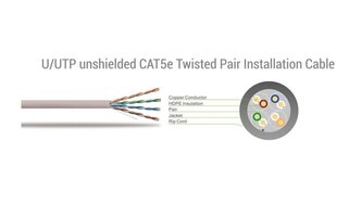 Sbox UTP-10Y Cat5E 10 M cena un informācija | Kabeļi un vadi | 220.lv