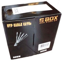 Sbox UTP-305 Cat5E 305 M цена и информация | Кабели и провода | 220.lv