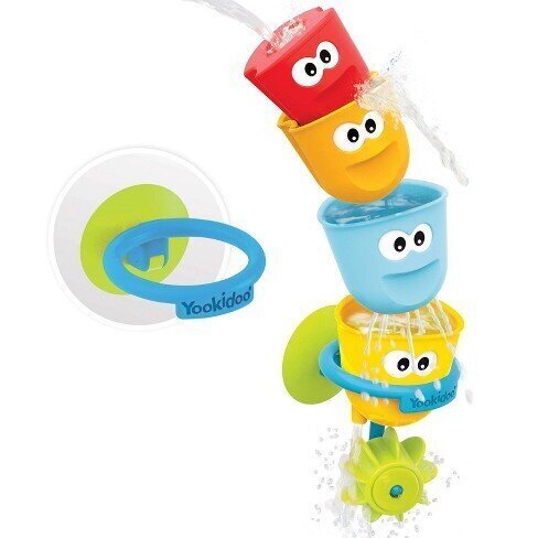 Vannas rotaļlieta Krūzīšu komplekts Yookidoo Fill N Spill cena un informācija | Rotaļlietas zīdaiņiem | 220.lv