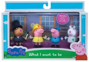 Набор фигурок Свинка Peppa Jazwares Peppa Pig 4 шт. цена и информация | Игрушки для девочек | 220.lv