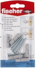 Dībelis ģipškartonam PD 8 S, 5 gab. cena un informācija | Rokas instrumenti | 220.lv