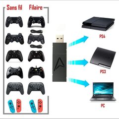 Адаптер Steel Play Cross Drive Controller PS4 USB цена и информация | Адаптеры и USB разветвители | 220.lv