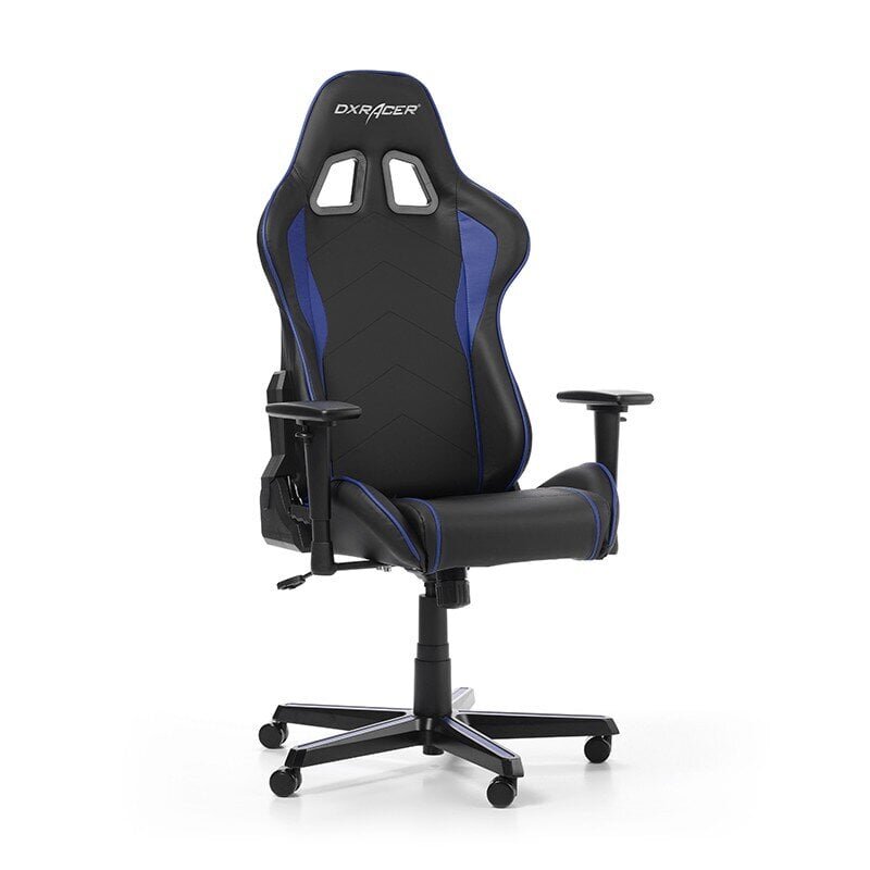 Spēļu krēsls DXRacer RACING F01-NI, melns cena un informācija | Biroja krēsli | 220.lv