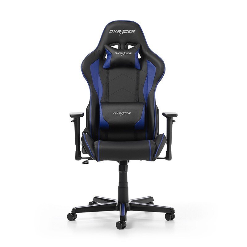 Spēļu krēsls DXRacer RACING F01-NI, melns cena un informācija | Biroja krēsli | 220.lv