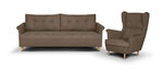 Комплект мягкой мебели Bellezza Elite I, коричневый
