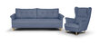Mīkstu mēbeļu komplekts Bellezza Elite I, tumši zils цена и информация | Dīvānu komplekti | 220.lv