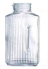 Стеклянная бутылка Luminarc Quadro, 2 л цена и информация | Стаканы, фужеры, кувшины | 220.lv