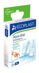 Набор водонепроницаемых пластырей Ecoplast (Aqua Stop), N16 цена и информация | Первая помощь | 220.lv