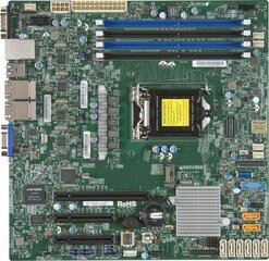 Supermicro X11SSH-LN4F Intel® C236 micro ATX cena un informācija | Mātesplates | 220.lv